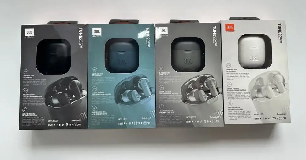 Original JBL T225 Stereo Earbuds Bass Sound Headphones with Mic