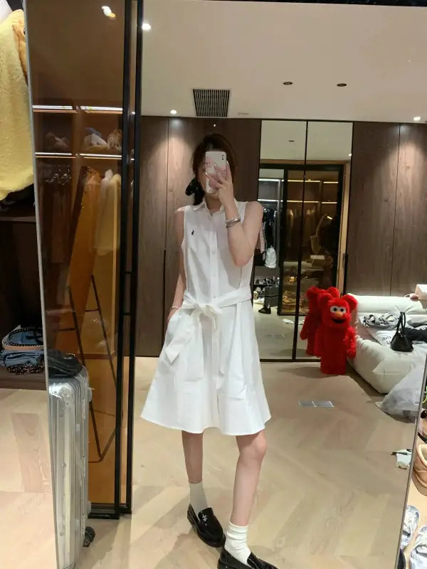 Polo Ralph Lauren Masal For women Classic Cotton Lapel sleep