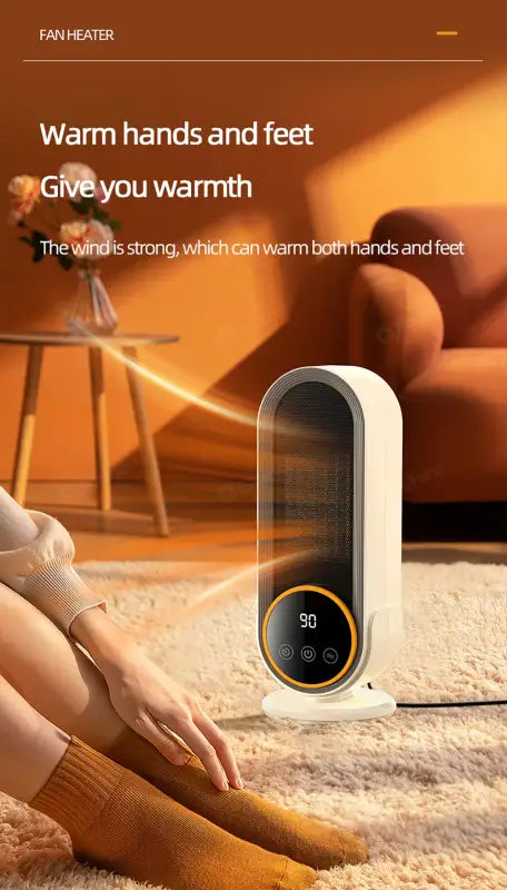 Portable Touch Screen Space Heater with Remote Control and Timing