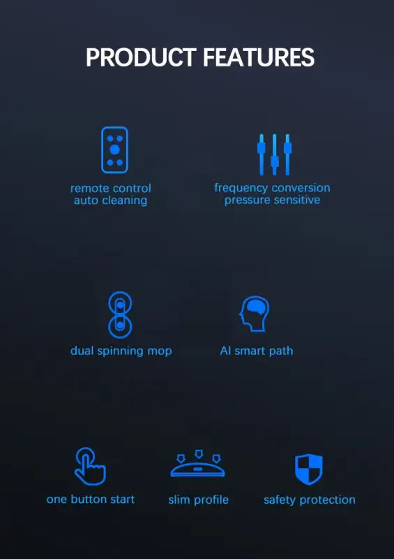 Robot Window Cleaner Electric Glass Remote Control for Home