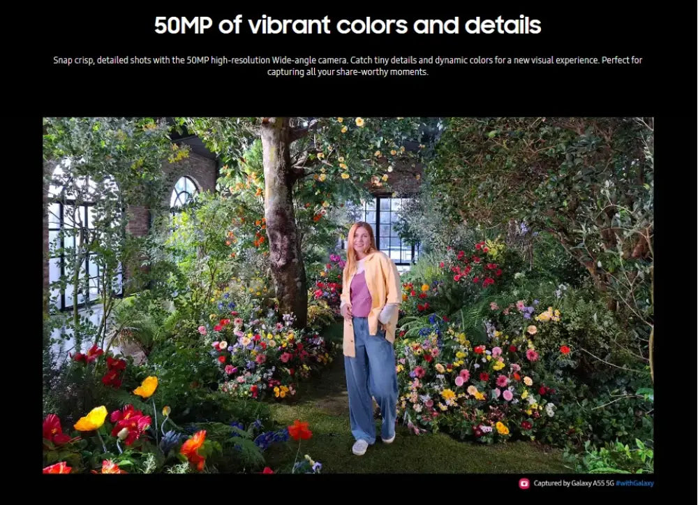 Samsung Galaxy A55 5G Smartphone Exynos 1480 50MP Camera 6.6’’ FHD +