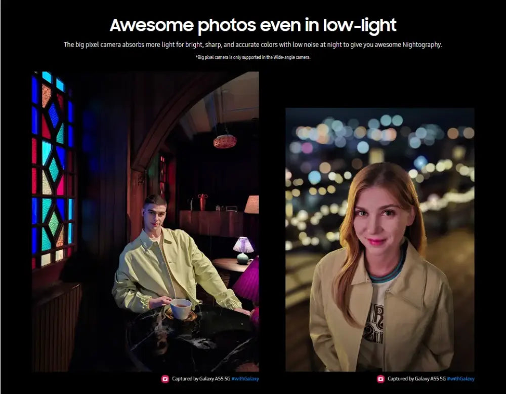 Samsung Galaxy A55 5G Smartphone Exynos 1480 50MP Camera 6.6’’ FHD +