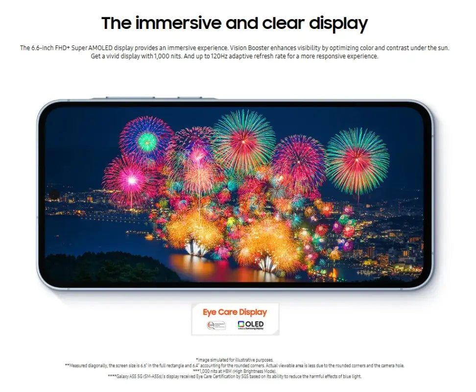 Samsung Galaxy A55 5G Smartphone Exynos 1480 50MP Camera 6.6’’ FHD +