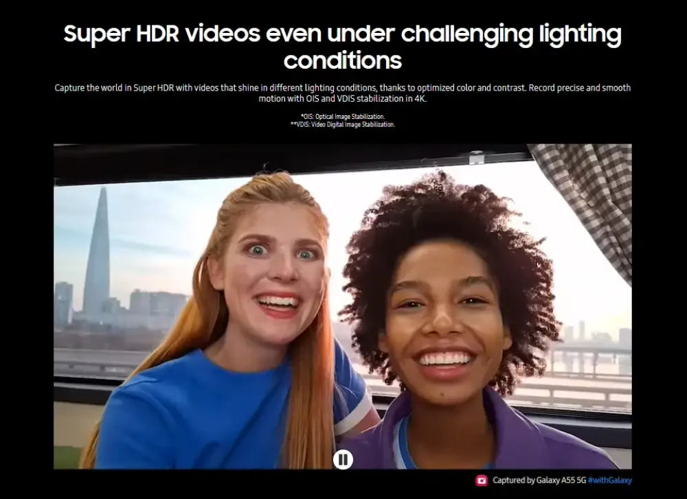 Samsung Galaxy A55 5G Smartphone Exynos 1480 50MP Camera 6.6’’ FHD +