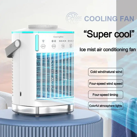 Small Electric Portable Air Conditioning Fan With Water And Ice For Office/Home Use