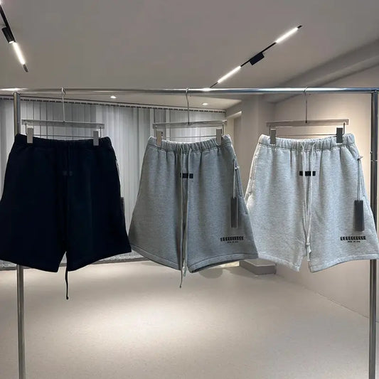 Summer Men's Hip hop Street wear Drawstring Shorts