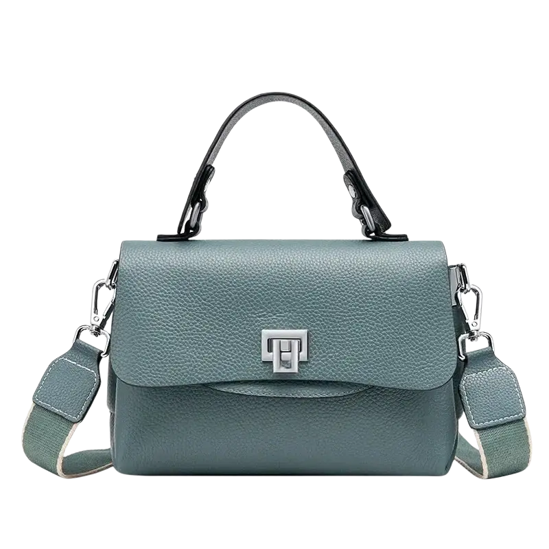 Zency Fashion Genuine Leather Top-handle Cross Body Bag For Women laurichshop