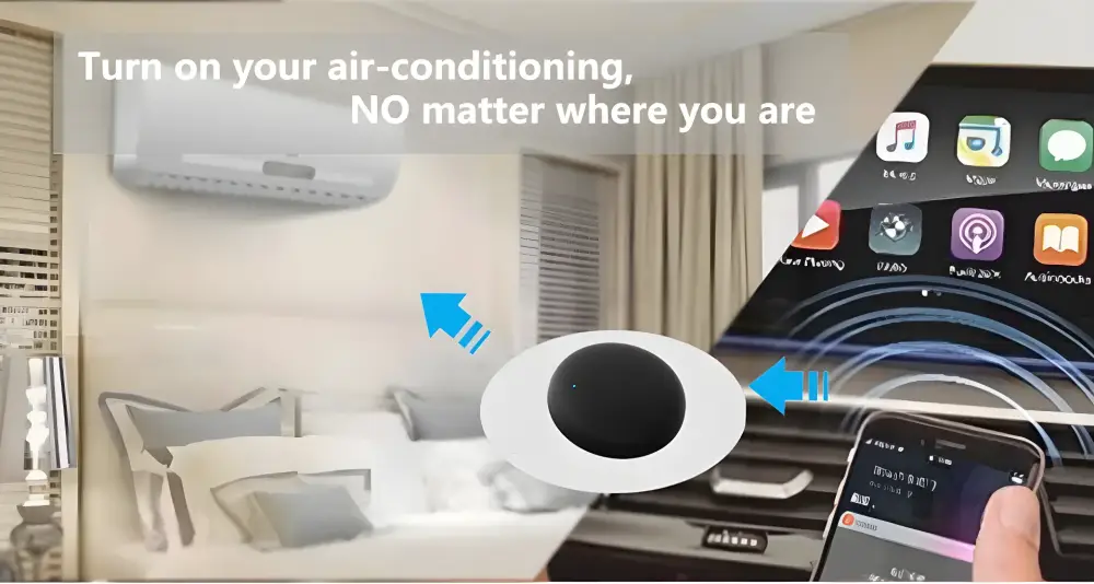 Tuya WiFi Smart IR Remote Control Smart Life APP Replace TV DVD AUD - S18