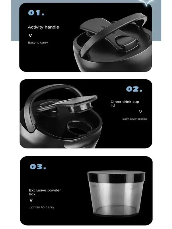 USB Electric Portable Protein Shaker Multipurpose Rechargeable Blender Cup