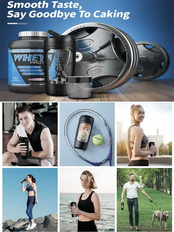 USB Electric Portable Protein Shaker Multipurpose Rechargeable Blender Cup