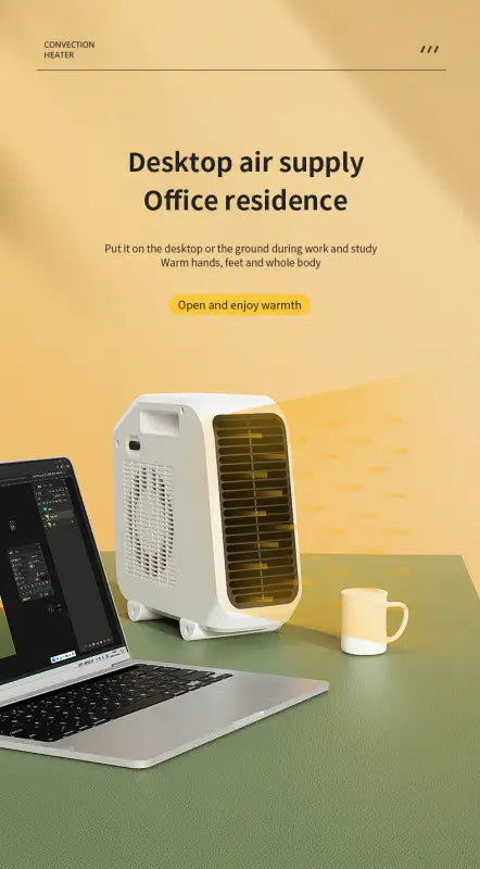 Winter 1800w Portable Oscillating Space Heater Remote Control MiniElectric Fan