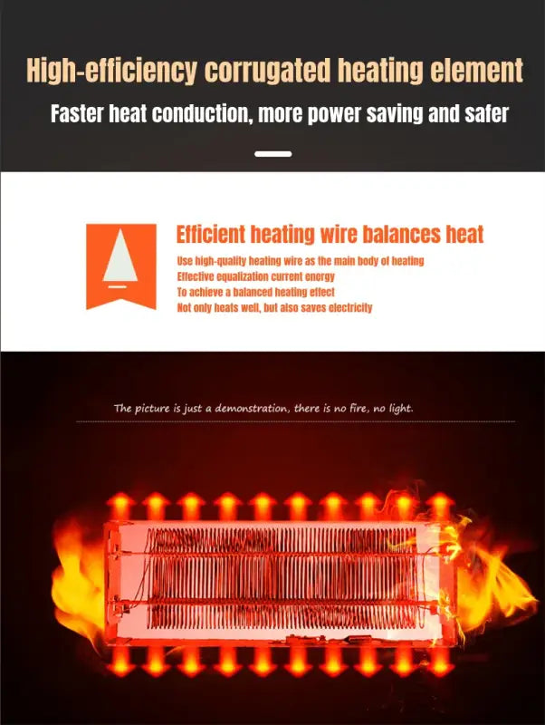 Winter Warmer Household Desktop Electric Heater Fan