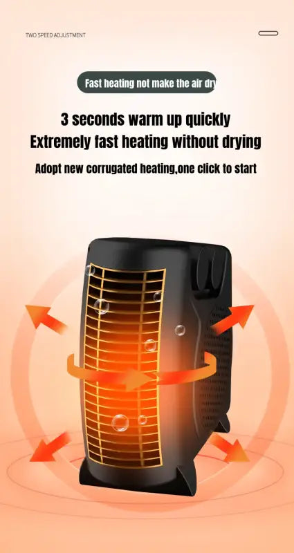 Winter Warmer Household Desktop Electric Heater Fan