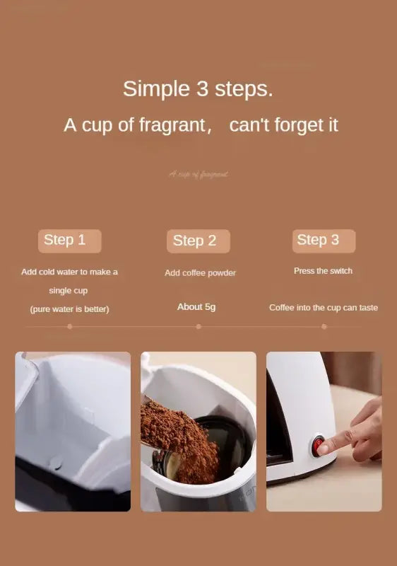 Xiaomi Automatic Multi function Portable Mini 300 ML Coffee Machine