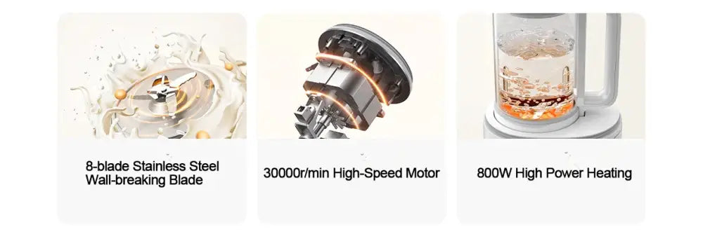 XIAOMI MIJIA Smart High Speed Blender S1 Silent Wall-breaking Cooking Machine