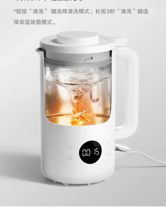 Xiaomi Mijia Soymilk Maker LED Large Screen 12 Hours Appointment With 6 hot cold drink menus