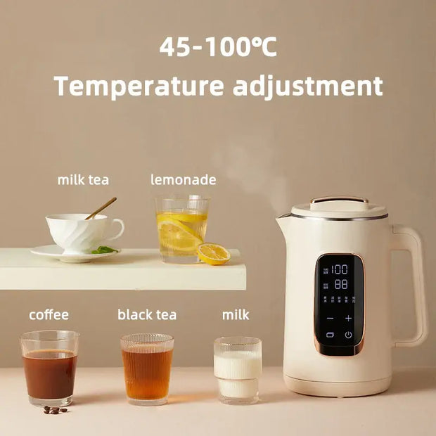 1.5 L Electric Stainless Steel Thermostatic Heat Preservation Kettle Teapot