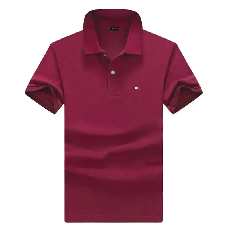 100% Cotton High Quality Men's Polo Summer Casual Short Sleeve Shirt