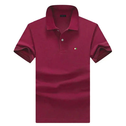 100% Cotton High Quality Men's Polo Summer Casual Short Sleeve Shirt