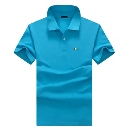 100% Cotton High Quality Men's Polo Summer Casual Short Sleeve Shirt