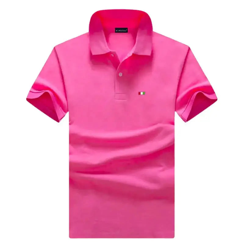 100% Cotton High Quality Men's Polo Summer Casual Short Sleeve Shirt