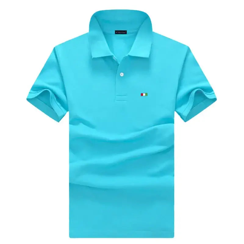 100% Cotton High Quality Men's Polo Summer Casual Short Sleeve Shirt