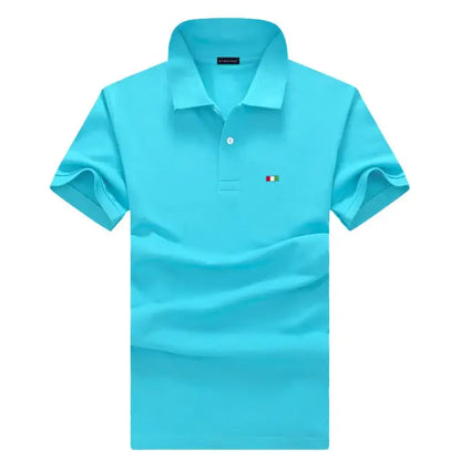 100% Cotton High Quality Men's Polo Summer Casual Short Sleeve Shirt