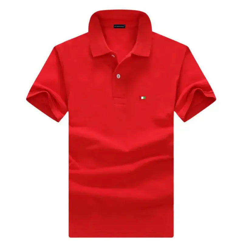 100% Cotton High Quality Men's Polo Summer Casual Short Sleeve Shirt