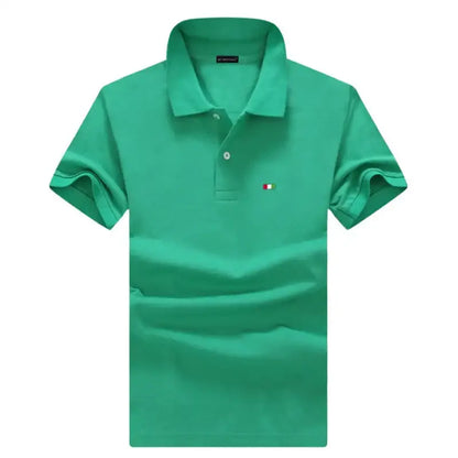 100% Cotton High Quality Men's Polo Summer Casual Short Sleeve Shirt