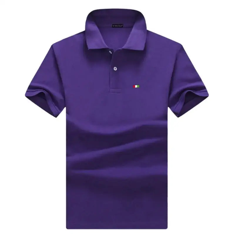 100% Cotton High Quality Men's Polo Summer Casual Short Sleeve Shirt
