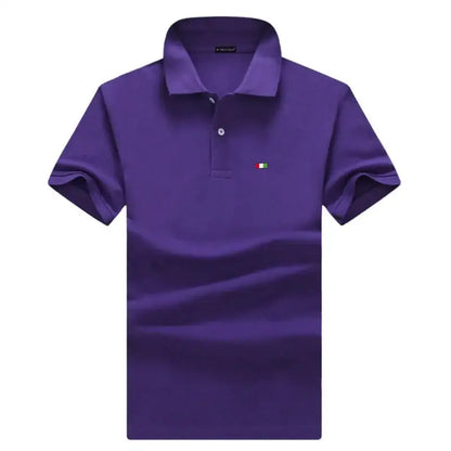 100% Cotton High Quality Men's Polo Summer Casual Short Sleeve Shirt