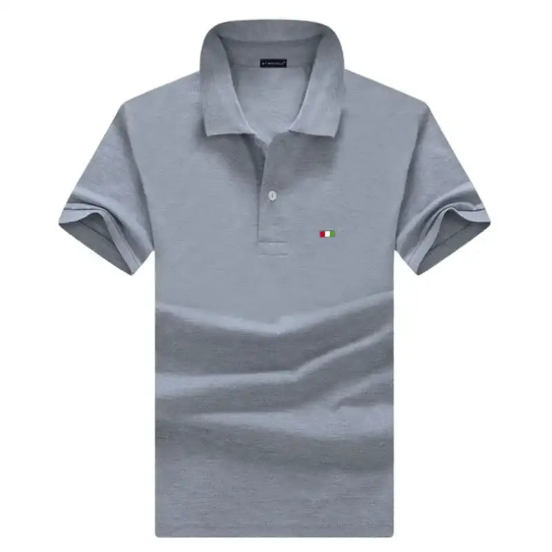 100% Cotton High Quality Men's Polo Summer Casual Short Sleeve Shirt