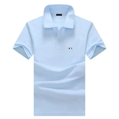 100% Cotton High Quality Men's Polo Summer Casual Short Sleeve Shirt