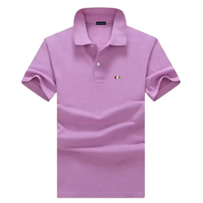 100% Cotton High Quality Men's Polo Summer Casual Short Sleeve Shirt