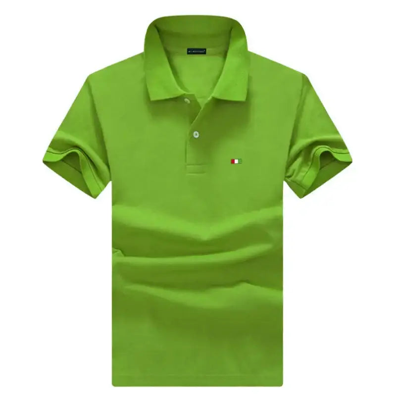 100% Cotton High Quality Men's Polo Summer Casual Short Sleeve Shirt