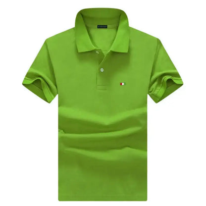 100% Cotton High Quality Men's Polo Summer Casual Short Sleeve Shirt