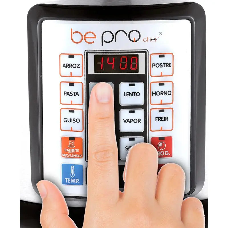 14-in-1 cooker with steam fry and bake functions
