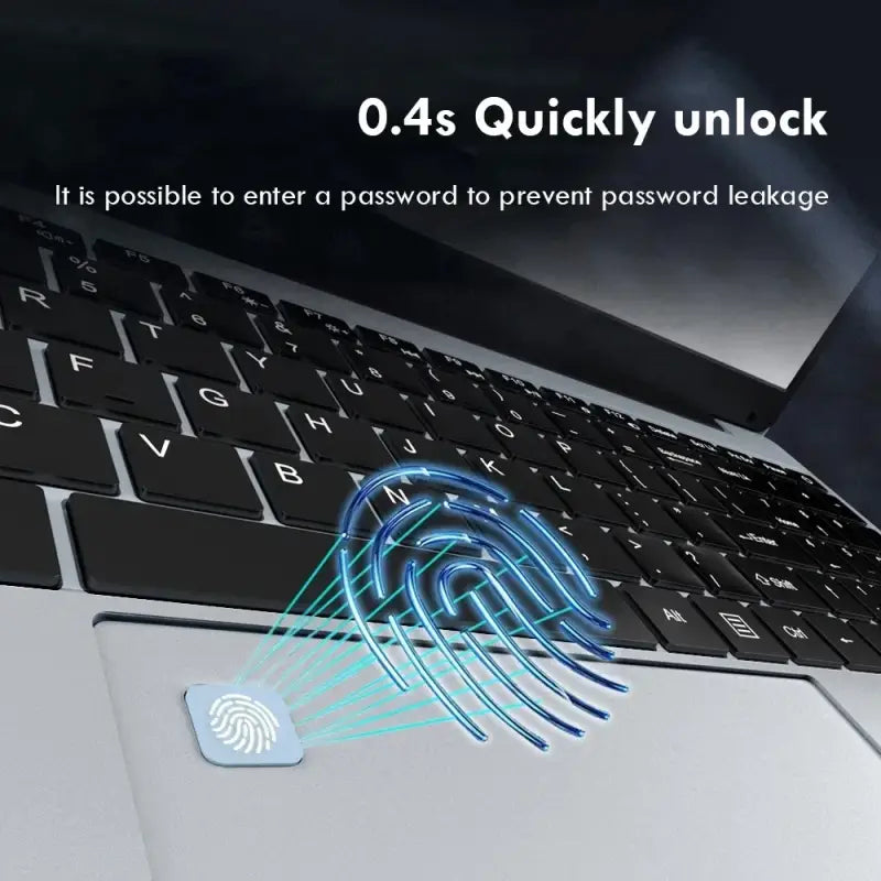 fingerprint laptop for secure login and office use