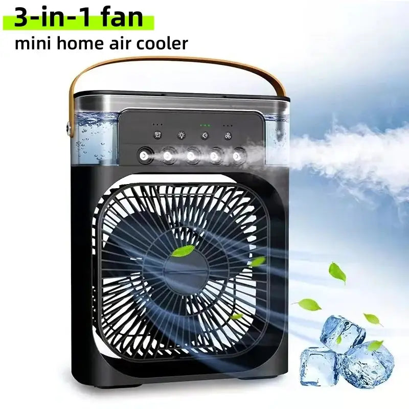 3 In 1 Portable Humidifier Air Conditioner Household Fan