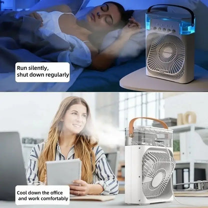 3 In 1 Portable Humidifier Air Conditioner Household Fan