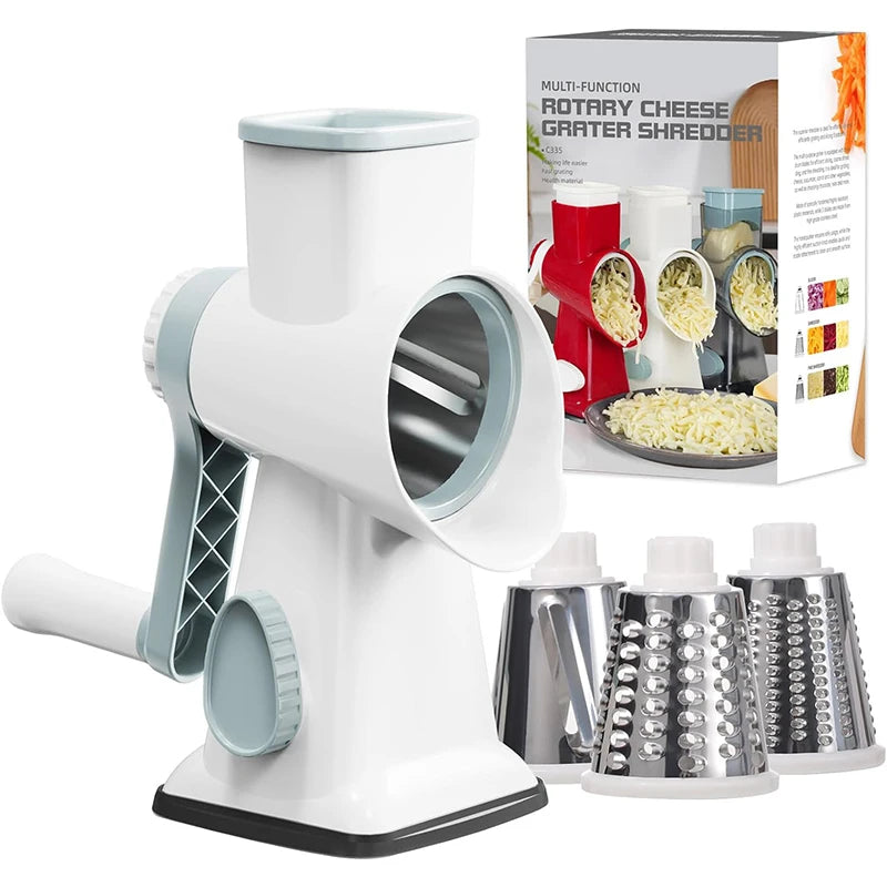 JT242 rotary grater vegetable slicer close up