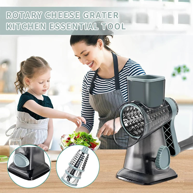 safe manual food grater for cheese vegetables and nuts
