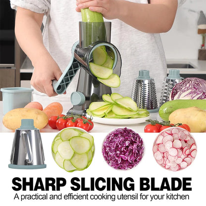 compact rotary cheese shredder for home kitchen use