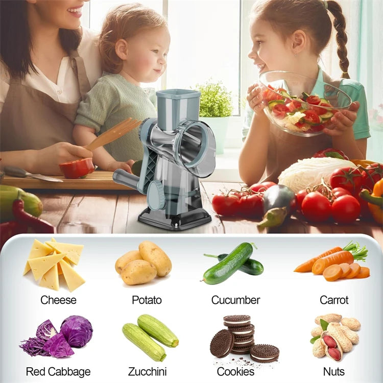 lightweight rotary cheese grater for home kitchen