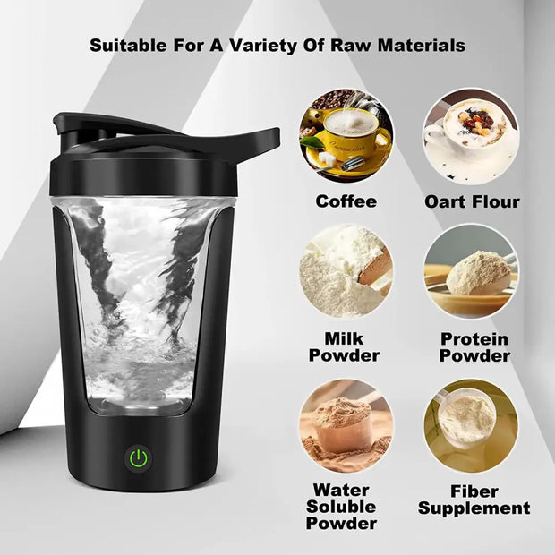 350ml Electric Mixing Cup Portable Protein Powder Shaker Bottle Mixer For Travel Home Office Kitchen Tools