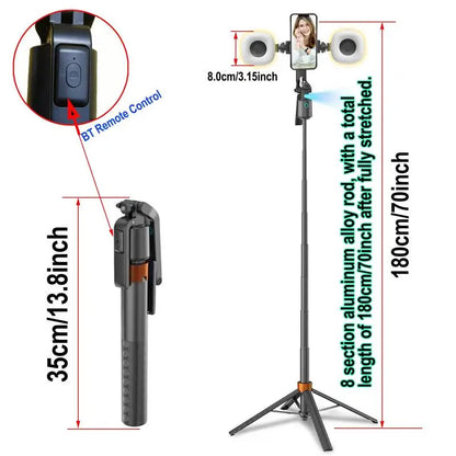 smartphone selfie stick tripod for live streaming
