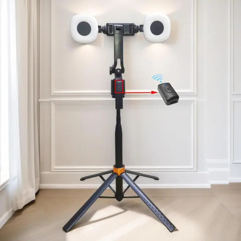 extendable face tracking tripod with phone holder