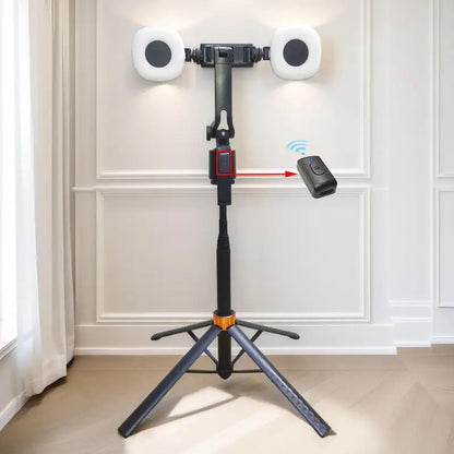 extendable face tracking tripod with phone holder