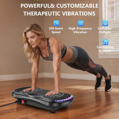 full body vibration platform with 9 modes and 200 speeds