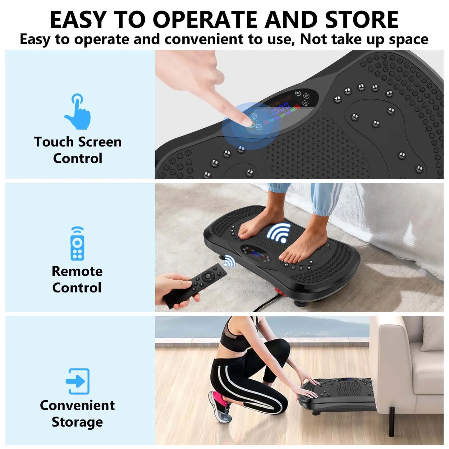 full body vibration plate machine for home fitness and weight loss